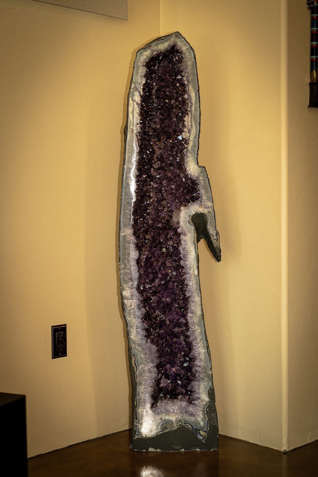 A five foot amethyst geode